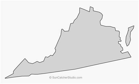 Transparent Virginia State Outline Png - State Of Virginia Outline Png ...