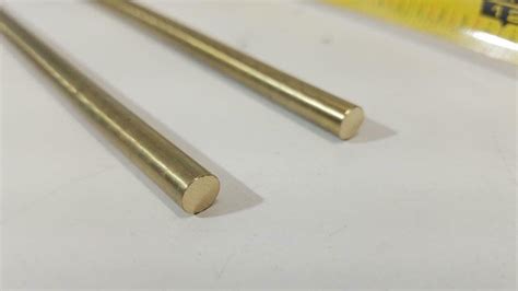 C360 Brass Pins 14 Round Bar 12 Long H02 Etsy