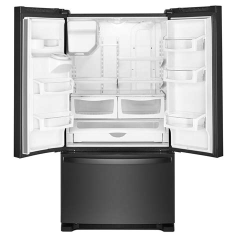 Whirlpool Cu Ft French Door Refrigerator In Fingerprint Resistant