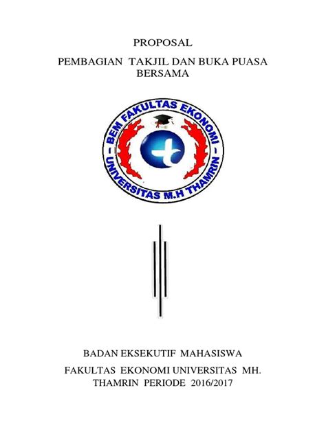 Contoh Proposal Buka Puasa Bersama Mahasiswa - Berbagi Contoh Proposal