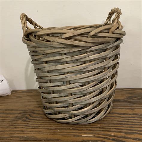 Wood Woven Basket | Olde Farm Creek