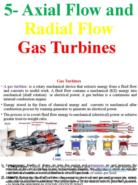 5-Axial and Radial Flow Gas Turbines | PDF | Turbine | Liquids