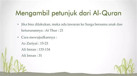 Menjadikan Al Quran Sebagai Pedoman Hidup PPT