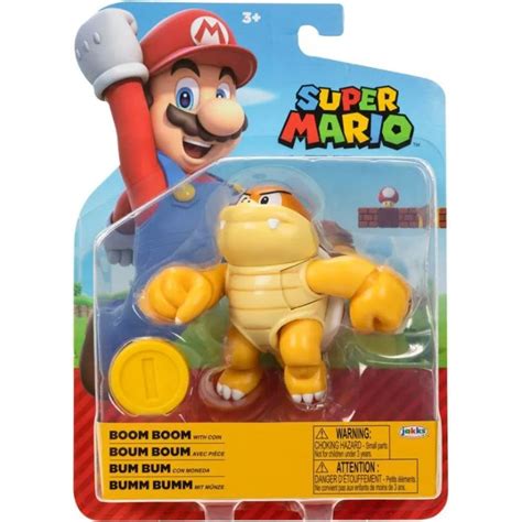 Super Mario Jakks Pacific Oryginalna Ruchoma Figurka Boom Boom Coin