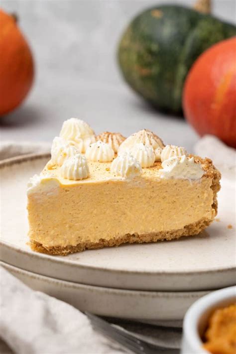 No Bake Pumpkin Pie With Graham Cracker Crust Spatula Desserts