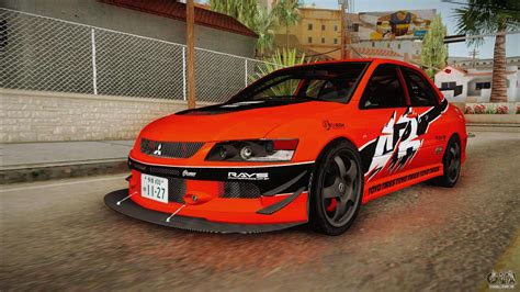 Mitsubishi Lancer Evolution IX MR Tokyo Drift Para GTA San Andreas