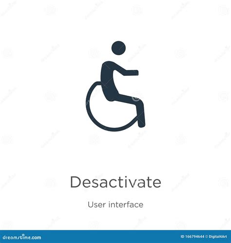 Desactivar Vector De Icono Icono De Desactivaci N Plana De Moda De La