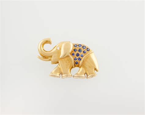 Brillant Saphir Anh Nger Elefant Schmuck Startpreis Eur