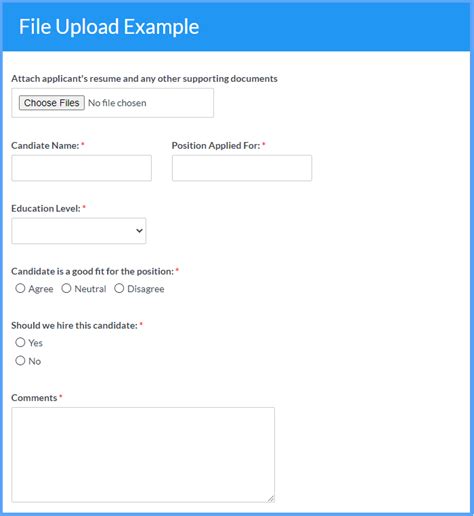 File Upload Example Forms And Templates Formsite