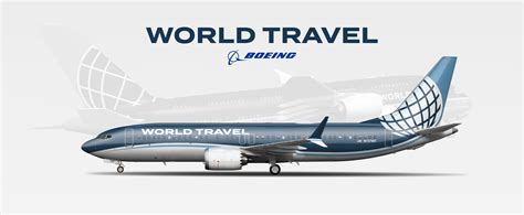 World Travel Airlines Boeing 737 MAX 8 Colorbars Gallery