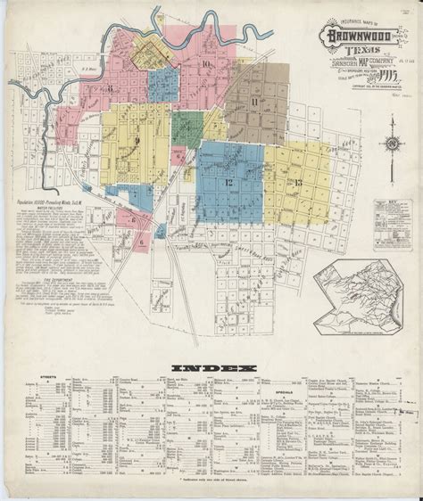 Map, Available Online, Texas, Brownwood | Library of Congress