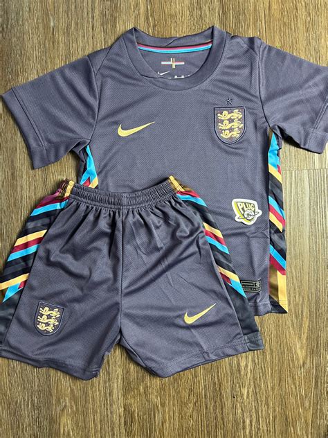 Kids 24/25 England Away Kit – NewJerseysPlug