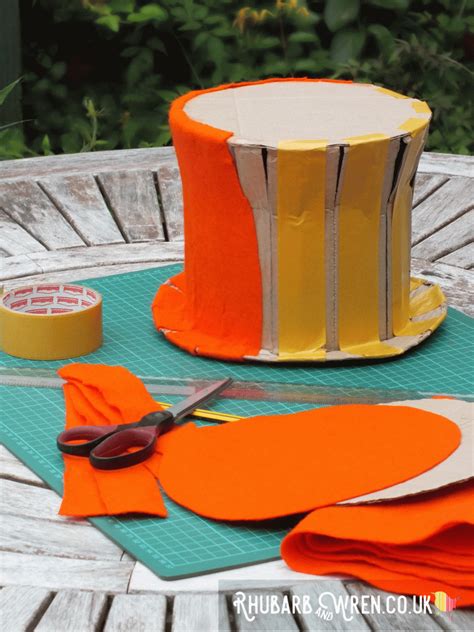 How To Make A Willy Wonka Hat Rhubarb And Wren