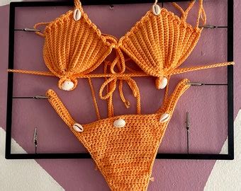 Seashell Bikini Set Etsy