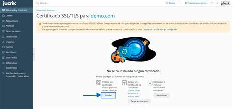 Instalar Un Certificado Ssl Jucrik