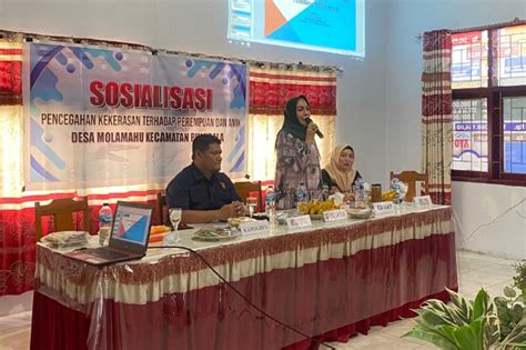 Ketua PKK Kabupaten Gorontalo Sosialisasi Pencegahan Kekerasan Terhadap