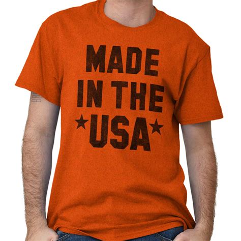 Made In Usa America Patriotic Political T Adult Short Sleeve