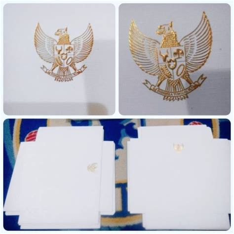 Jual Kertas Sertifikat A Linen Embos Logo Burung Garuda Kab Sleman