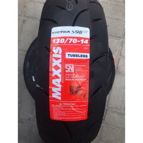 Jual RING 14 Maxxis Victra 130 70 14 Tubeless Ban Luar Motor