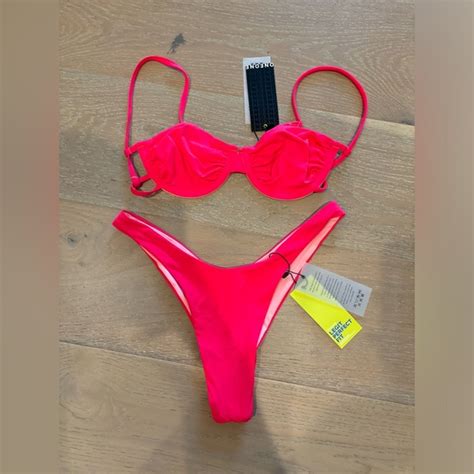 Free People Swim Free People Oneone Bikini Swim Set Kendra Top Jesse Bottom Medium New