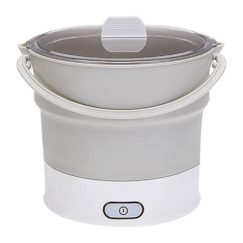 Vikakiooze Foldable Electrical Cooker Travel Pot Dual Voltage V V Hot Pot Cooking Food