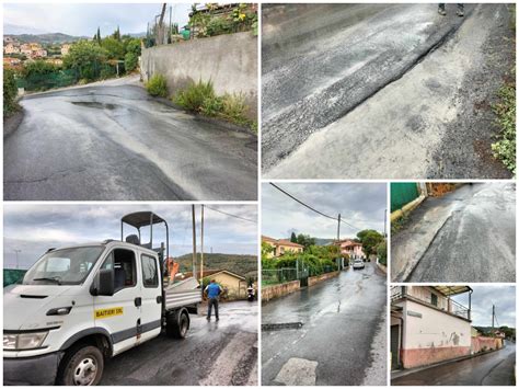 Imperia Rottura Acquedotto In Strada Ciosa A Caramagna Fiume D Acqua