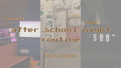 My After Schoolnight Routine Homework Shower Routine And Relaxing