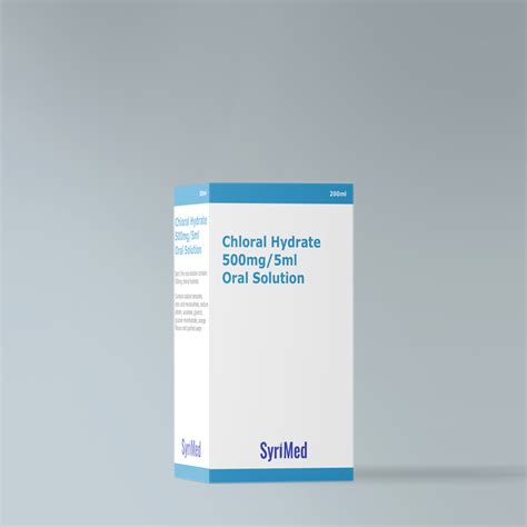 Chloral Hydrate (500mg/5ml Oral Solution) - Pharma Solutions | Platform for pharmaceutical ...