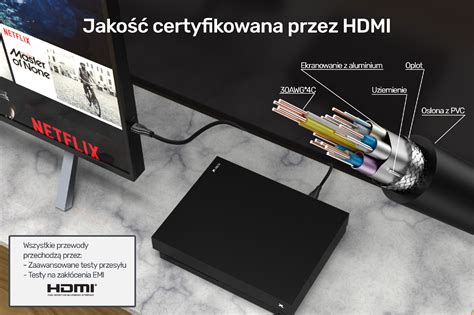 Unitek Hdmi Hdmi M Czarny C Gb Kabel Morele Net