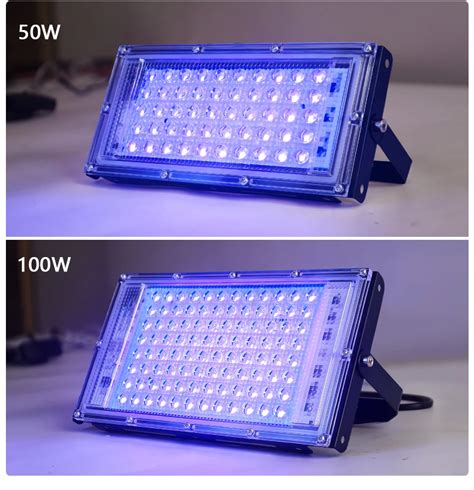 395nm 400nm Led Uv Floodlight Ultraviolet Stage Lamp 50w 100w Led Stage