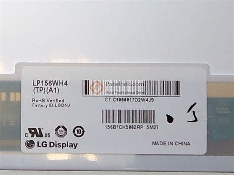 LG Display LP156WH4-TPA1 Overview - Panelook.com