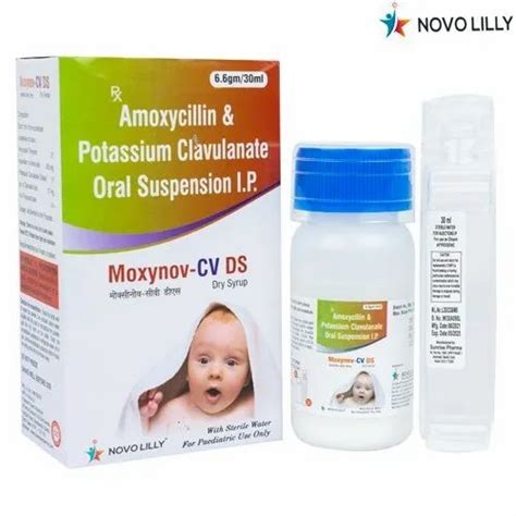 30mL Amoxicillin Potassium Clavulanate Oral Suspension IP At Rs 125 Box