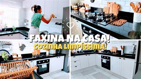 FAXINA E ORGANIZAÇÃO DA CASA FAXINA DETALHADA COMPLETA NA COZINHA