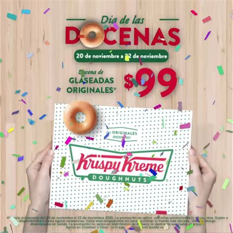 Krispy Kreme Día De Las Docenas 20 Al 22 De Noviembre Docena Glaseada