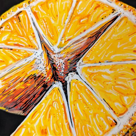 Lemon Iv Painting Angela Faustina