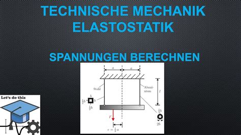 Spannungen Im Stab Technische Mechanik Elastostatik Youtube