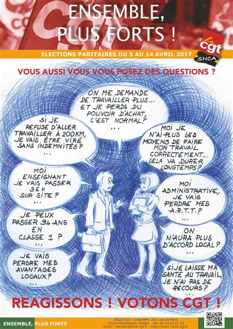 Le Pages Profession De Foi Snca Cgt