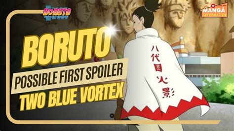 Boruto Two Blue Vortex Chapter Possible First Spoiler Everything