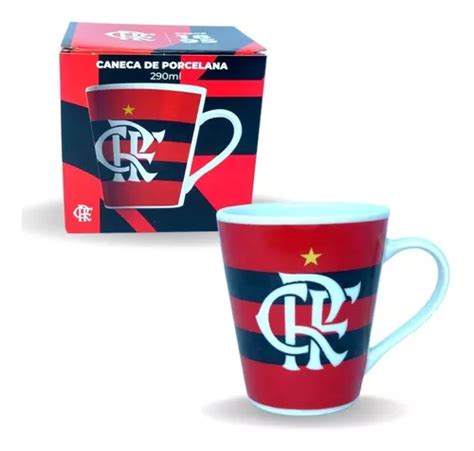 Caneca Flamengo 290ml Produto Oficial Allmix MercadoLivre