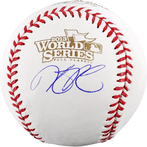 Dustin Pedroia Boston Red Sox 2013 World Series Champions Autographed ...