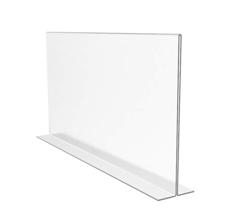 Fixturedisplays® 1pk 17 X 11 Clear Acrylic Sign Holder For Tabletops