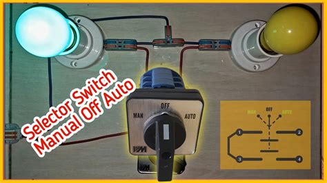 Tutorial Tentang Selector Switch Manual Off Auto Youtube