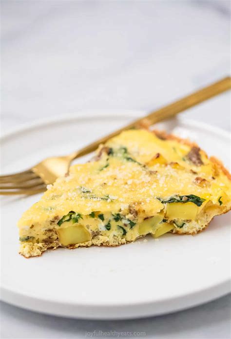 Sausage Potato Frittata Recipe Happy Healthy Eating Story Telling Co