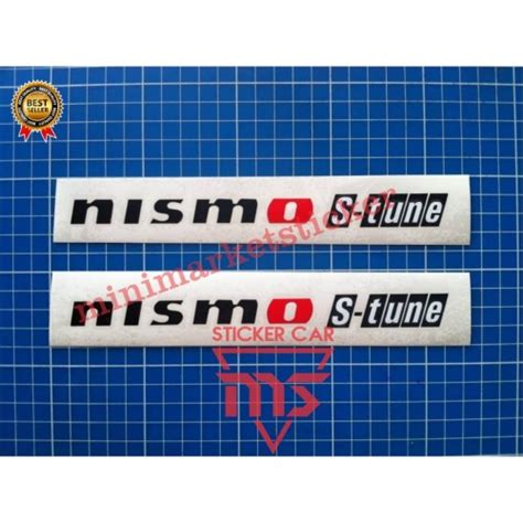 Jual Stiker Nismo Sticker Mobil Nissan Nismo S Tune Putih O Merah