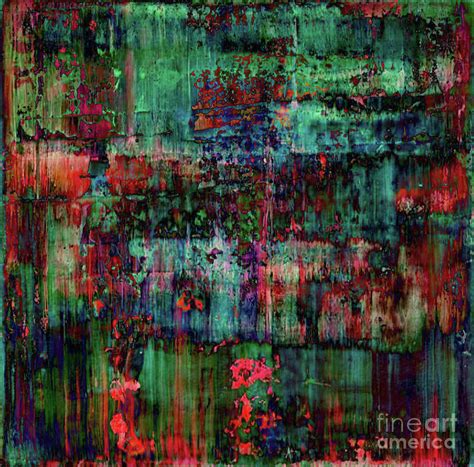 Garden Abstract Painting Richter Inspired Painting By Green Palace