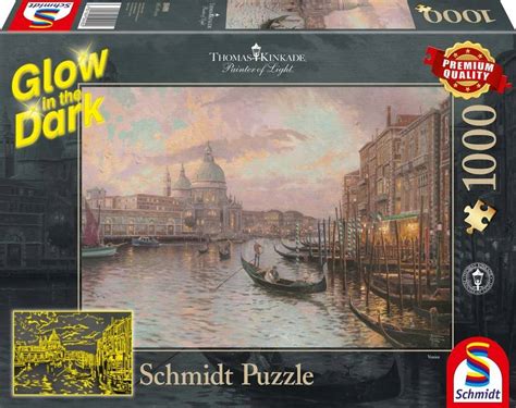 Puzzle Thomas Kinkade Ulice Wenecji Fluorescencyjne Element W