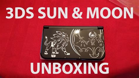 New 3ds Xl Sun And Moon Edition Unboxing First Look Hd Youtube