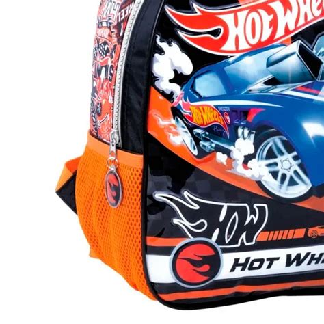 Mochila Escolar Hot Wheels 30cm Infantil Original El Rey Del