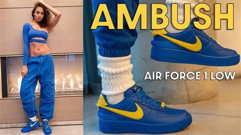 This Colorway Is Iconic Ambush X Nike Air Force Game Royal On Foot