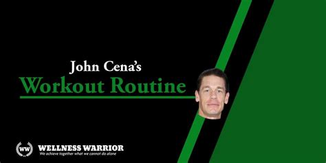 John Cena's Workout Routine, Diet Plan & Muscle Training